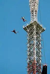 BASE Jump from an Antenna