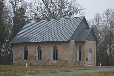 Church with roof:shape=gabled