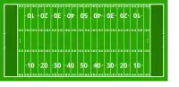 sport=american_football 120 yards x 53⅓ yards (110&nbsp;m × 48.8&nbsp;m)