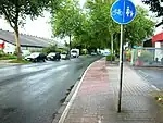 Straßenbegleitender Radweg