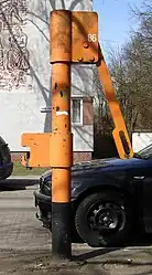 ...oder ein gelb-orangener Anstrich in Spandau.