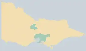 Map of Melbourne's mapped bike infrastructure