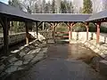 Le lavoir à Bonnat, France