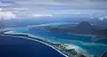 Bora Bora aerial view