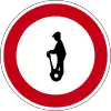 Czech traffic sign