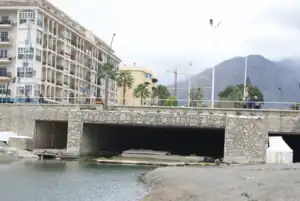 Box culvert in the Monterosso river