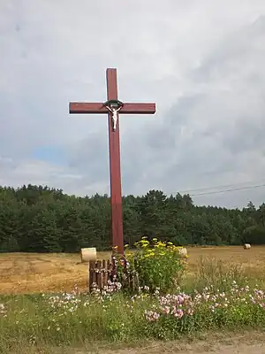 Example of a wayside cross that is not historic