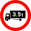 Ireland: maxweightrating:hgv=3.5