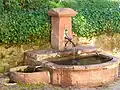 Laufbrunnen mit zwei Becken