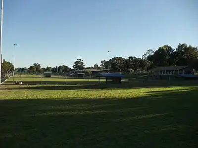 Melvista Park and croquet lawn on Bruce Street in Nedlands, Western Australia.