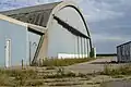 A disused hangar.