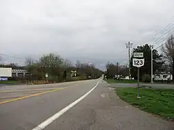 State Route 123 in Lebanon