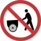 R3-12 NO ENTRY FOR PUSHCARTS