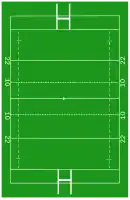 sport=rugby_union typically 100&nbsp;m (min. 94&nbsp;m) between the two try-lines × min. 68&nbsp;m.