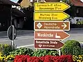 Signs denoting scenic routes in Germany (brown colour)