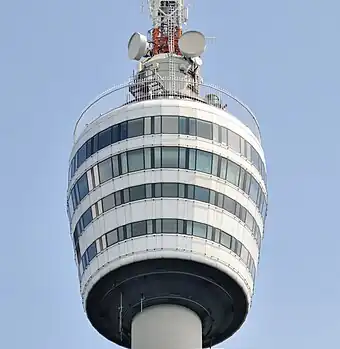 Fernsehturm Stuttgart architect=Heinle, Wischer and Partner, engineer=Fritz Leonhardt