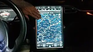 Tesla Model s 85 Mittelkonsole