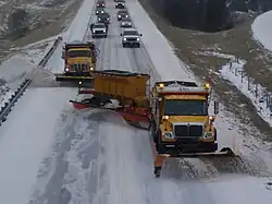 snowploughing trucks