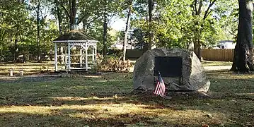Gazebo and historical Marker