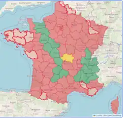 capture d'écran de l'avancement du projet OMO FR:écoles au 05/09/2025