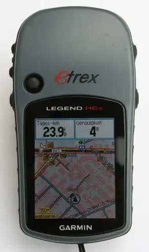 All-in-One map of Heilbronn on a Garmin etrex Legend HCx