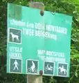 No restriction, dog on leash
