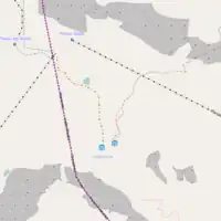 Warstwa OpenCycleMap Landscape ostatnio nabyła atrakcyjne podejście do renderowania piargów.