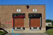 A simple loading dock.