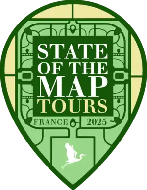 Logo du State of the Map France 2025