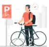 panneau de stationnement cyclable