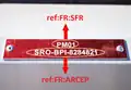 Références de PMZ et tags utilisés pour les PMZ SFR