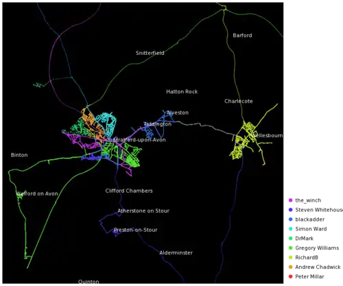 Stratford‐upon‐Avon mapping party render