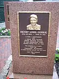 Lou Gehrig's monument