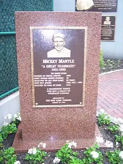 Mickey Mantle's monument