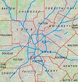 Truist Park is located in Metro Atlanta