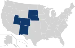 Location of teams in {{{title}}}