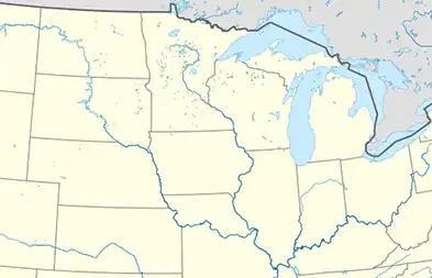 1954 All-American Girls Professional Baseball League season is located in USA Midwest