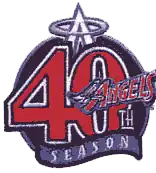 Anaheim Angels 40th season patch