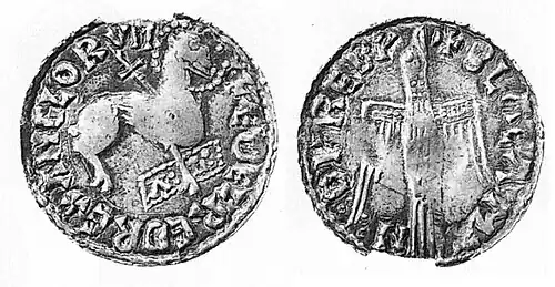 Penny of Æthelred the Unready dating to c. 1009