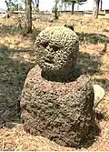 Cuman type stone statue in Eskişehir İnönü District, Turkey