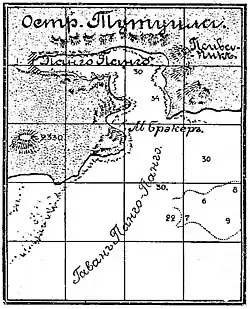 1914 map of Pago Pago