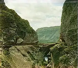 A gorge in Dagestan, Russia