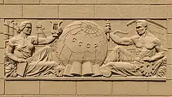 Soviet bas-relief