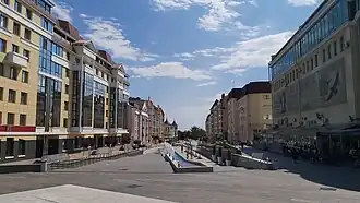 View of downtown Kaskad Fantanov area