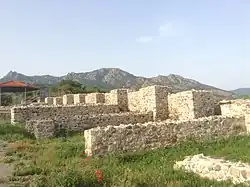 Remains of the fortress Tuida with the Sinite Kamani in the background