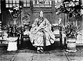 A senior Eunuch in the late Qing Dynasty, he was wearing hanfu.