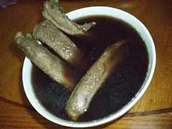 Ribs stewed in medicinal herbs