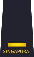 Second lieutenant (Republic of Singapore Air Force)[46]