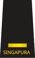 Second lieutenant (Republic of Singapore Navy)[46]