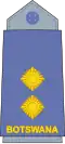 First lieutenant (Botswana Defence Force Air Wing)[14]